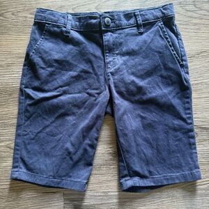 Children's Place Girls Size 10 Navy Chino Shorts Adjustable School Uniform